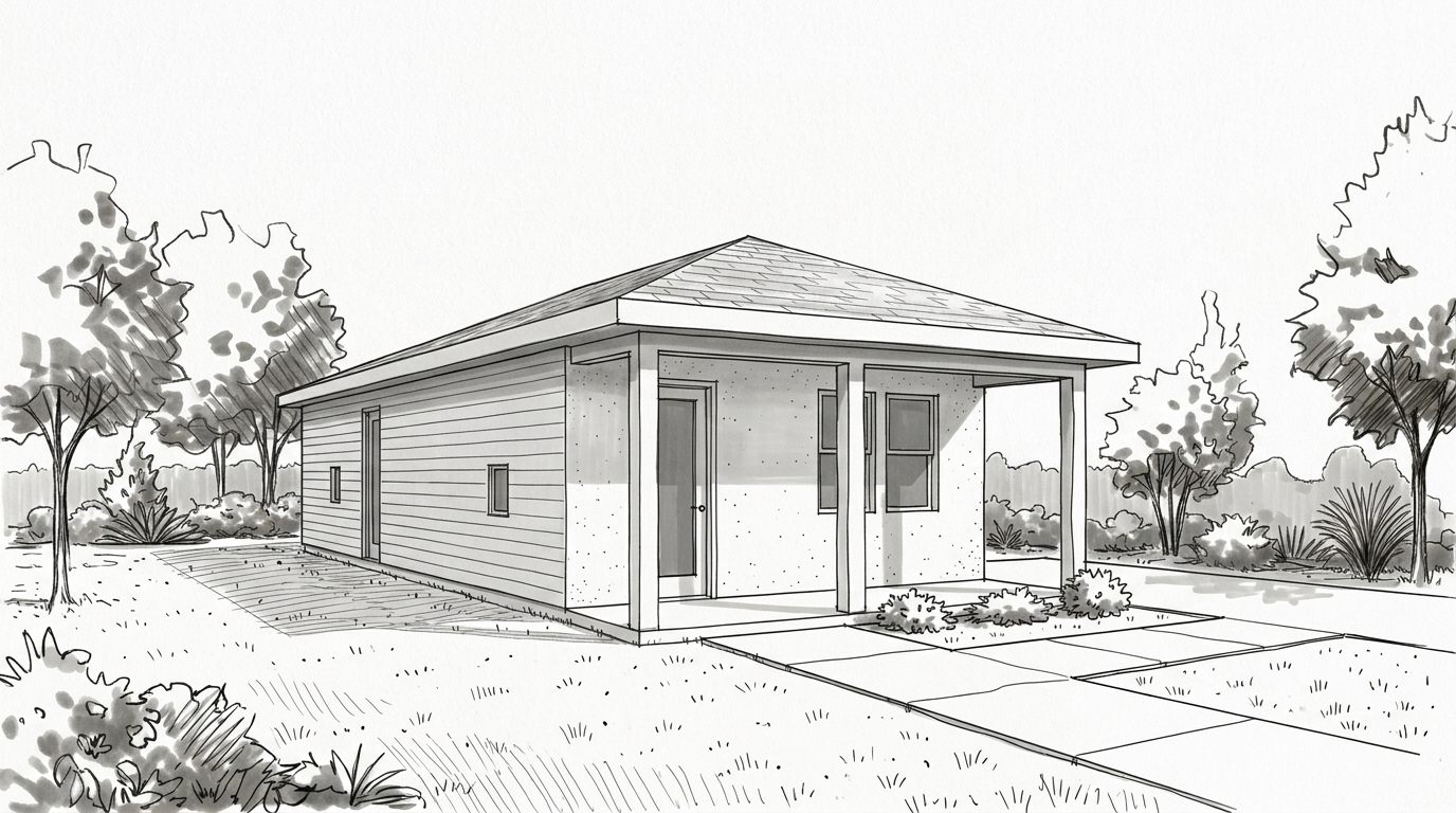The Briar Exterior - Concept Sketch