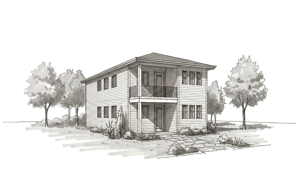 The Hedge Exterior - Street View